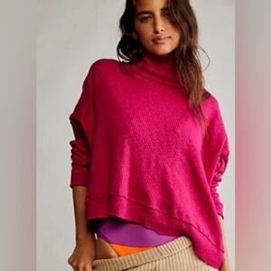 Free People Moon Daisy Thermal Pullover    Sz S